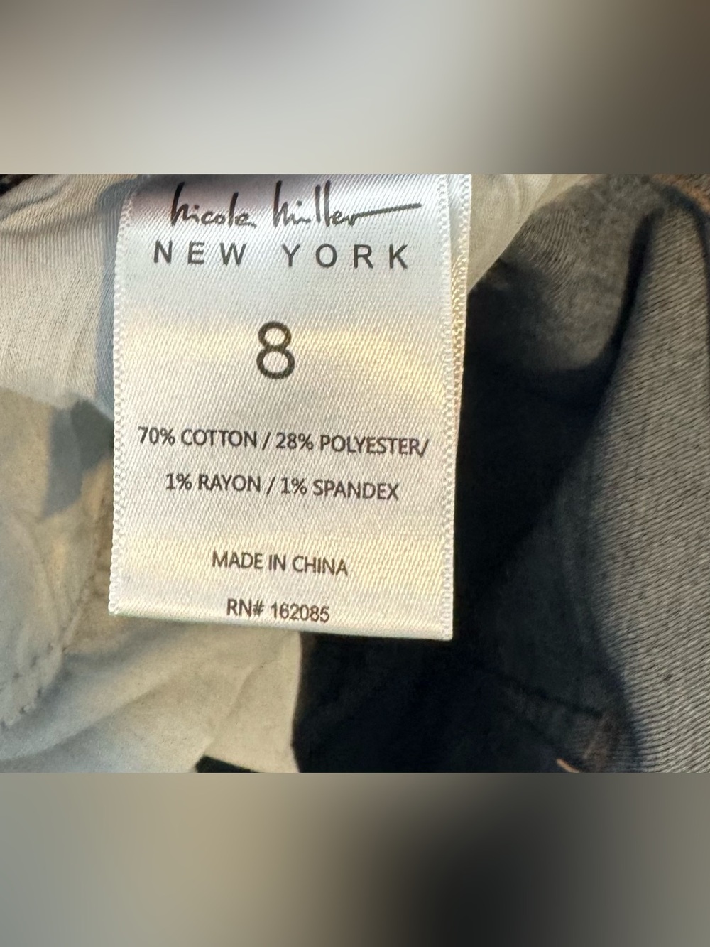 Nicole miller New York Soho Mid Rise Flare Jeans comfort waist bootcut 8 stretch - Picture 6 of 6